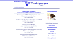 Desktop Screenshot of mecklenburg-vorpommern.versicherungen-forum.net