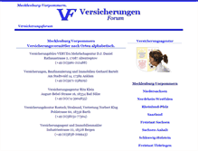 Tablet Screenshot of mecklenburg-vorpommern.versicherungen-forum.net