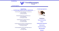 Desktop Screenshot of brandenburg.versicherungen-forum.net