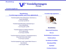 Tablet Screenshot of brandenburg.versicherungen-forum.net