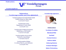 Tablet Screenshot of niedersachsen.versicherungen-forum.net