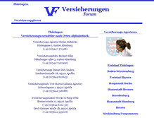 Tablet Screenshot of freistaat-thueringen.versicherungen-forum.net