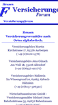 Mobile Screenshot of hessen.versicherungen-forum.net