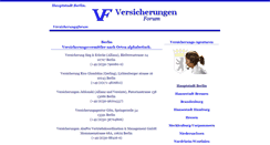 Desktop Screenshot of hauptstadt-berlin.versicherungen-forum.net
